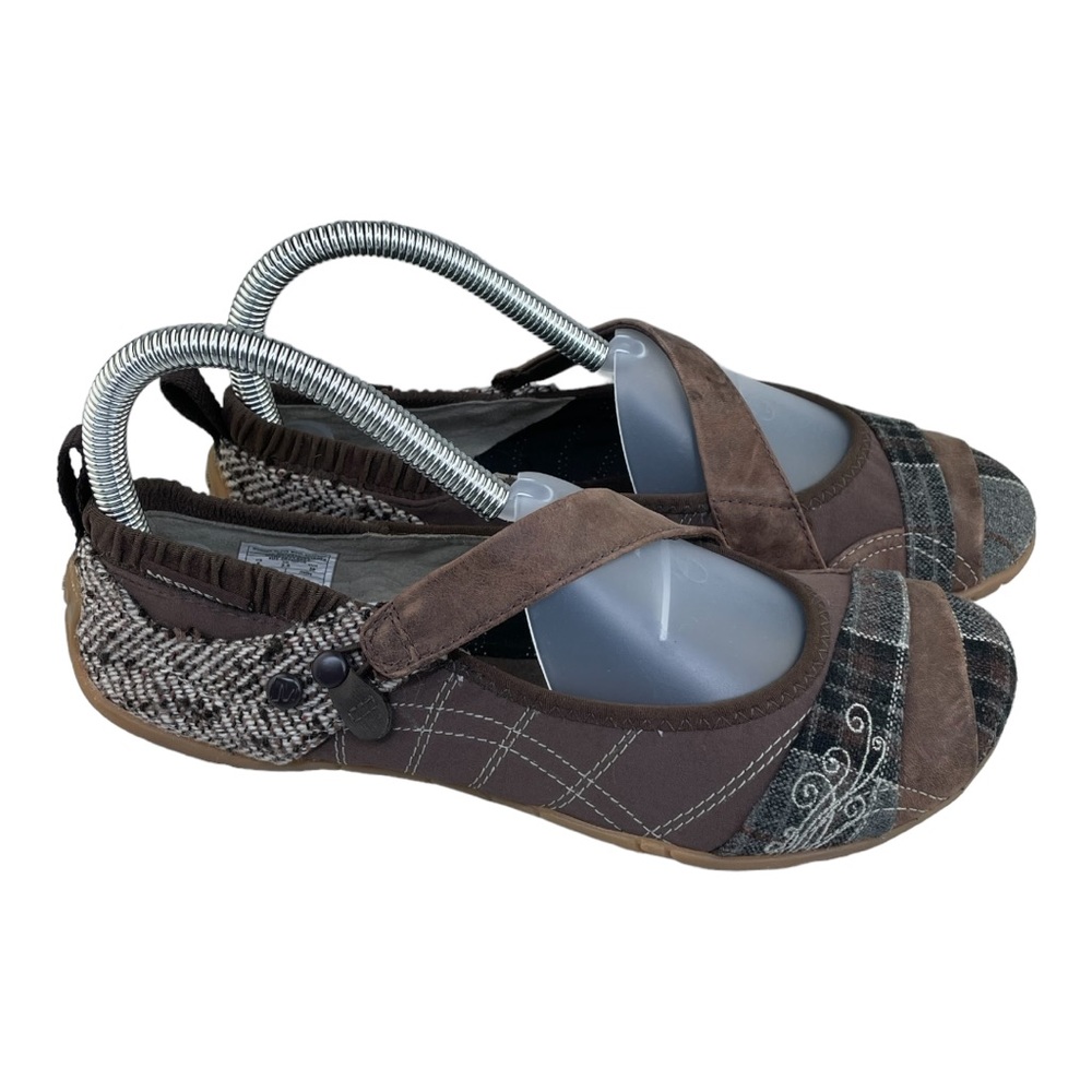 Merrell Vibram Women's Size 6 Bracken Brown Patchwork Outdoor Flats Shoes